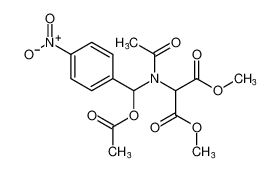 dimethyl 2-(N-(acetoxy(4-nitrophenyl)methyl)acetamido)malonate_197234-91-6