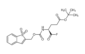 tert-butyl (S)-4-((((1,1-dioxidobenzo[b]thiophen-2-yl)methoxy)carbonyl)amino)-5-fluoro-5-oxopentanoate_197245-45-7