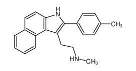methyl-[2-(2-p-tolyl-3H-benzo[e]indol-1-yl)-ethyl]-amine_19727-58-3