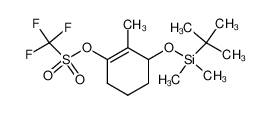 3-(tert-butyldimethylsiloxy)-2-methylcyclohex-1-enyl trifluoromethanesulfonate_197292-38-9
