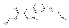 ethyl 3-[4-(methoxymethoxy)phenyl]-2-methylthiopropionate_197299-04-0