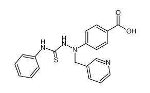 4-(4-phenyl-1-pyridin-3-ylmethyl-thiosemicarbazido)-benzoic acid_19730-64-4