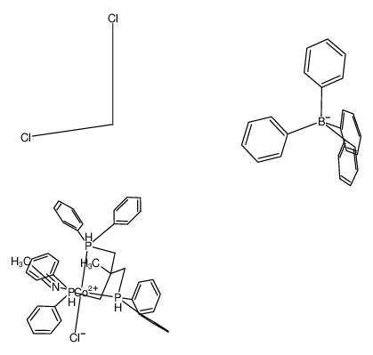 [1,1,1,-tris((diphenylphosphino)methyl)ethane](acetonitrile)cobalt(II) chloride tetraphenylborate * CH2Cl2_197301-15-8