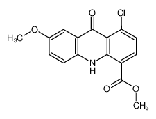1-Chloro-7-methoxy-9-oxo-9,10-dihydro-acridine-4-carboxylic acid methyl ester_197304-55-5