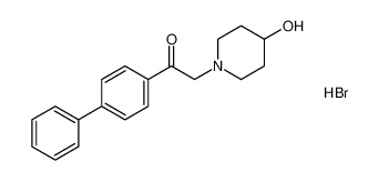 1-([1,1'-biphenyl]-4-yl)-2-(4-hydroxypiperidin-1-yl)ethan-1-one hydrobromide_197357-21-4