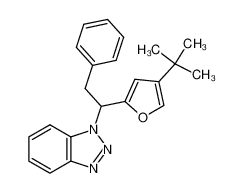 1-[1-(4-tert-Butyl-furan-2-yl)-2-phenyl-ethyl]-1H-benzotriazole_197359-67-4
