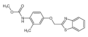 methyl N-[4-(benzothiazol-2-ylmethoxy)-2-methylphenyl]carbamate_197360-04-6