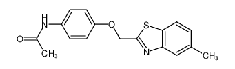 N-[4-(5-Methylbenzothiazol-2-ylmethoxy)phenyl]acetamide_197361-37-8