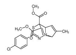 dimethyl 2-(4-chlorophenyl)-6-methyl-4a,7-dihydro-4H-4,7-ethenopyrrolo[1,2-d][1,3,4]thiadiazine-4,10-dicarboxylate_197364-99-1