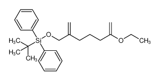 tert-butyl((6-ethoxy-2-methylenehept-6-en-1-yl)oxy)diphenylsilane_197369-32-7