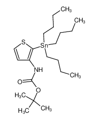 N-(tert-butoxycarbonyl)-3-amino-2-(tri-n-butylstannyl)thiophene_197370-07-3