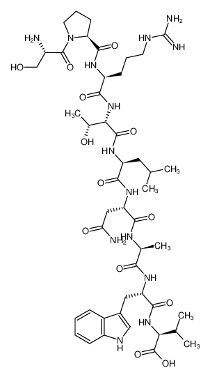 L-Valine,L-seryl-L-prolyl-L-arginyl-L-threonyl-L-leucyl-L-asparaginyl-L-alanyl-L-tryptophyl-_197375-73-8