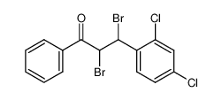 2,3-dibromo-3-(2,4-dichloro-phenyl)-1-phenyl-propan-1-one_19738-71-7