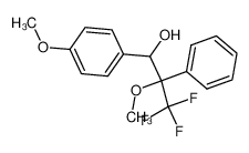 3,3,3-trifluoro-2-methoxy-1-(4-methoxyphenyl)-2-phenylpropanol_197386-34-8