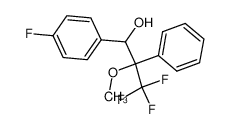 3,3,3-trifluoro-1-(4-fluorophenyl)-2-methoxy-2-phenylpropanol_197386-35-9