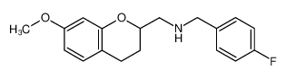 (4-Fluoro-benzyl)-(7-methoxy-chroman-2-ylmethyl)-amine_197388-21-9