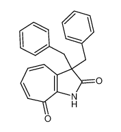 3,3-dibenzyl-1,3-dihydro-cyclohepta[b]pyrrole-2,8-dione_1974-55-6