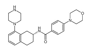 (R)-4-morpholino-N-(8-(piperazin-1-yl)-1,2,3,4-tetrahydronaphthalen-2-yl)benzamide_197445-58-2