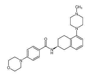 (S)-N-(5-(4-methylpiperazin-1-yl)-1,2,3,4-tetrahydronaphthalen-2-yl)-4-morpholinobenzamide_197446-24-5