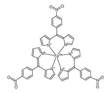 tris(5-(4-nitrophenyl)-4,6-dipyrrinato)iron(III)_197454-87-8