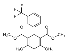 dimethyl 3,5-dimethyl-3'-(trifluoromethyl)-1,4-dihydro-[1,1'-biphenyl]-2,6-dicarboxylate_197457-93-5