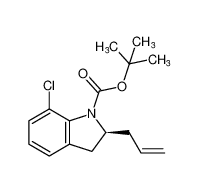 tert-butyl (S)-2-allyl-7-chloroindoline-1-carboxylate_197460-20-1