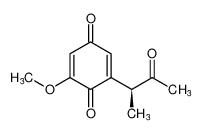 (S)-2-methoxy-6-(3-oxobutan-2-yl)cyclohexa-2,5-diene-1,4-dione_197460-63-2