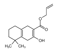 3-Hydroxy-5,5-dimethyl-1,4,5,6,7,8-hexahydro-naphthalene-2-carboxylic acid allyl ester_197460-68-7