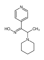 2-piperidin-1-yl-1-pyridin-4-yl-propan-1-one oxime_19749-09-8