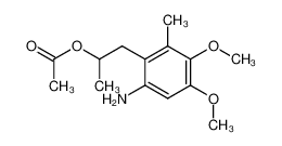 1-(6-amino-3,4-dimethoxy-2-methylphenyl)propan-2-yl acetate_197504-70-4