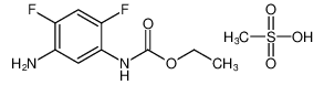 ethyl (5-amino-2,4-difluorophenyl)carbamate methanesulfonate_197520-70-0