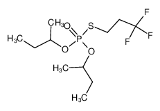 thiophosphoric acid O,O'-di-sec-butyl ester S-(3,3,3-trifluoro-propyl) ester_19756-87-7
