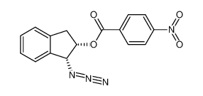 (1R,2S)-1-azido-2,3-dihydro-1H-inden-2-yl 4-nitrobenzoate_197566-43-1
