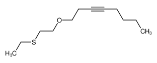 1-(2-ethylsulfanyl-ethoxy)-oct-3-yne_19757-08-5