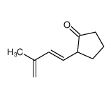 (E)-2-(3-methylbuta-1,3-dien-1-yl)cyclopentan-1-one_197573-99-2