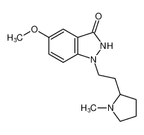 5-methoxy-1-(2-(1-methylpyrrolidin-2-yl)ethyl)-1,2-dihydro-3H-indazol-3-one_197584-36-4
