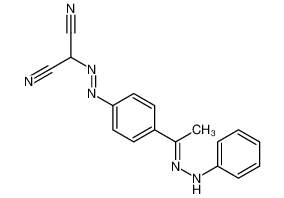 2-[[4-[(E)-N-anilino-C-methylcarbonimidoyl]phenyl]diazenyl]propanedinitrile_1976-65-4