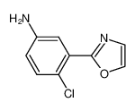 4-chloro-3-(oxazol-2-yl)aniline_197644-15-8