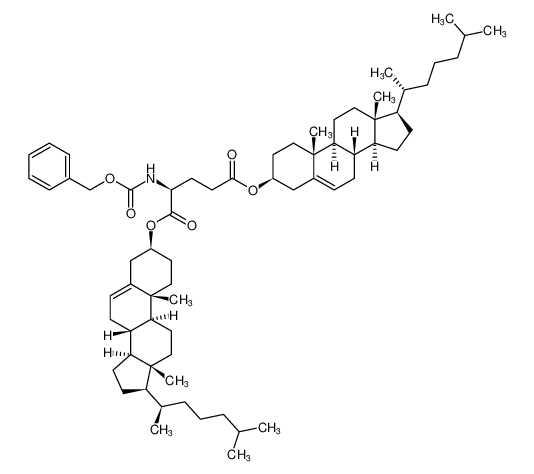 L-Glutamic acid, N-[(phenylmethoxy)carbonyl]-,bis[(3b)-cholest-5-en-3-yl] ester_197646-07-4