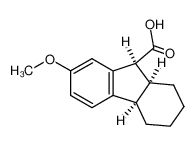 (4aR,9S,9aS)-7-Methoxy-2,3,4,4a,9,9a-hexahydro-1H-fluorene-9-carboxylic acid_19765-80-1