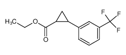2-(3-trifluoromethyl-phenyl)-cyclopropanecarboxylic acid ethyl ester_1977-59-9