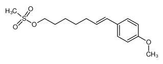 methanesulfonyl of 7-(methoxyphenyl)-(6E)-heptenolll_197707-44-1