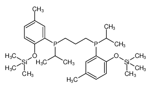 1,3-bis(isopropyl(5-methyl-2-((trimethylsilyl)oxy)phenyl)phosphaneyl)propane CAS:197722-12-6 manufacturer & supplier