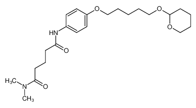 N,N-dimethyl-4-{4-[5-(tetrahydropyranyloxy)pentoxy]phenylaminocarbonyl}butanamide_197726-24-2