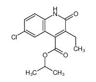 isopropyl 6-chloro-3-ethylquinolin-2(1H)-one-4-carboxylate_197772-27-3