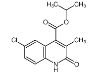 isopropyl 6-chloro-3-methyl-2-oxo-1,2-dihydroquinoline-4-carboxylate_197772-47-7