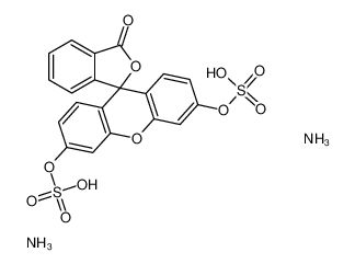 diammonium,3',6'-disulfonatooxyspiro[isobenzofuran-3,9'-xanthene] -1-one_197777-72-3