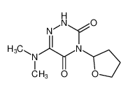 6-(dimethylamino)-4-(tetrahydrofuran-2-yl)-1,2,4-triazine-3,5(2H,4H)-dione_197784-71-7