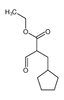 3-Cyclopentyl-2-formyl-propionic acid ethyl ester_197794-40-4