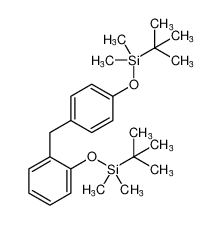 tert-butyl(2-(4-((tert-butyldimethylsilyl)oxy)benzyl)phenoxy)dimethylsilane_197805-84-8